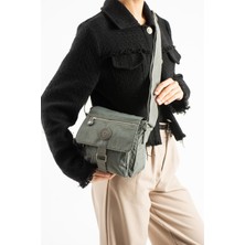 571 Collections Ultra Hafif Su Geçirmez Çapraz Askılı Omuz Çantası Gri MODEL:(571-6S)