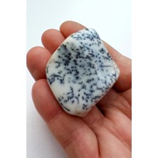 Pozitif Doğal Taş Merlinit Dendritli Opal Tamburlu Parça 33