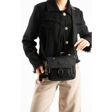 571 Collections Ultra Hafif Su Geçirmez Çapraz Askılı Omuz Çantası SIYAH MODEL:(571-6S)