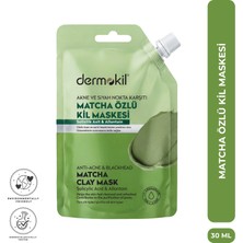 Dermokil Akne ve Siyah Nokta Karşıtı Matcha Özlü Kil Maskesi 30 ml