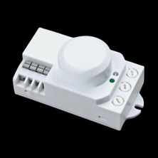 Tg Tek-İş Global Pır Hareket Sensörü 220V – Ayarlanabilir Zaman ve Mesafe, Insan Algılamalı Otomatik Anahtar