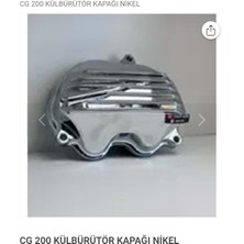 Topuz Motor Cg Sibop Subap Kapağı Külbütör Kapak 3 Vidalı Nikel