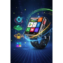 Tekvora Geniş Dokunmatik Ekranlı Android Akıllı Saat | 4g Hat Uyumlu, Gps’li, 64GB