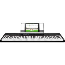 Braventa Collection Alesis Recital Dijital Piano Klavye 88 Tuşlu Yeni Başlayanlar Için Yarı Ağırlıklı Tuşlu, Dahili Hopa