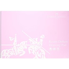 Braventa Collection Faber-Castell Resim Defteri, 35X50 Cm, 30 Yaprak, Spiral Cilt, Pp Kapak, 120G Kaliteli Kağıt, Asorti