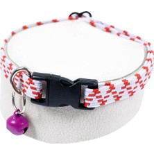 Braventa Collection X-Perk Elastik Zilli Kedi Köpek Tasması Boyun Tasma Ayarlı