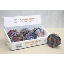 Senson Taşlı El Aynası Yuvarlak Ince ALK3750 - Lisinya