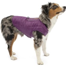 Braventa Collection Kurgo Loft Köpek Ceketi - Ters Çevrilebilir Polar Kışlık Mont - Soğuk Hava Koruması - Koşum Takımı V