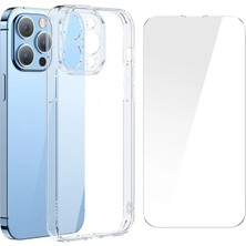 Sbusshop Baseus Superceramic Series iPhone 14 Pro 6.1 Koruyucu Cam Kılıf + Full Tempered Ek - SB001M-481MI