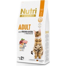 Braventa Collection Nutri Canin Feline Adult Poultry Kümes Hayvanlı Yetişkin Kedi Maması 2 kg