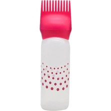 Braventa Collection Safestore 120 ml Plastik Saç Boyası Doldurulabilir Şişe Aplikatör Kuaför Saç Boyama Tarağı Aplikatör