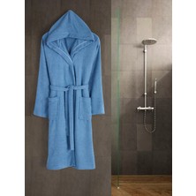 Eymir Home Collection Kapüşonlu Erkek/kadın Bornoz Yetişkin Unisex Pamuk