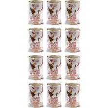 Braventa Collection Roi Yüksek Proteinli Somonlu Yetişkin Köpek Konservesi 415 gr x 12 Adet,%95 Hayvansal Protein