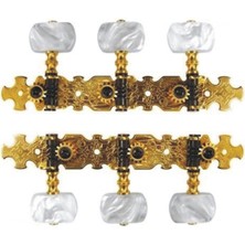 Braventa Collection Valencia VCMH0150GD Klasik Gitar Kulağı Klasik 3+3 2.ad.set Gold