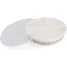 Braventa Collection Twistshake Kapaklı Bölmeli Çocuk Tabağı, Pp ve Silikonlu, Bebek Yemeği Için, Bebek Maması Için Sofra