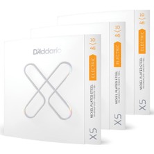 Braventa Collection D'addario XSE1046-3P Gitar Telleri - Xs Nikel Kaplama Elektro Gitar Telleri - Pürüzsüz Dokunma ve Ol