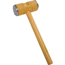 Braventa Collection Et Dövme Tokmağı Ahşap 2 Başlı Et Dövme Çekici Paslanmaz Kasap Et Döveceği Ezme Yumuşatma Aparatı