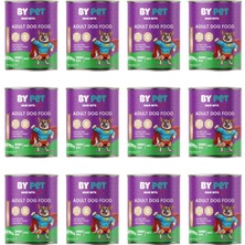 Braventa Collection Bypet Dana Eti Aromalı Komple Yetişkin Köpek Maması 400 gr x 12 Adet