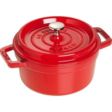 Braventa Collection Staub La Cocotte Döküm Tencere, Demir, Kiraz Kırmızısı