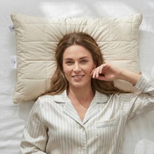 Penelope%100 İngiliz Yünü Dolgulu Pamuk Kumaş Yastık 50 x 70 cm - Wooly Pure Serisi