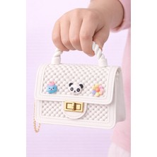 Selvira Kız Çocuk Mini Çanta – Sevimli Figürlü, Kilitli, Askılı El ve Omuz Çantası