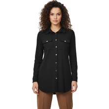 Nazal Kadın Düğmeli Cep Modelli Tunik BGL-ST05191