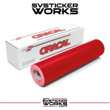 Kırmızı Renk Folyo (Kaplama , Sticker Vb.) Oracal Yüksek Kalite Ürün 1 Metre (100CM x 126CM)