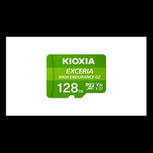 Kioxia Kıoxıa 128GB Exceriag2, LMHE2G128GG2, A1 V30 4k, CL10, 100MB/S, Microsd Kart Bellek (Sd Adaptörlü)