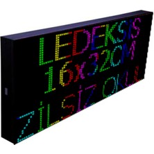 Ledeksis Zilsiz Okul 16X32CM Rgb Dijital Saat