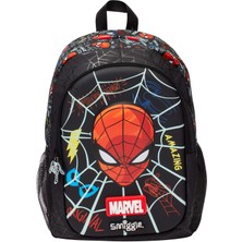 Smiggle Spider-Man Lisanslı Classic Çocuk Sırt Çantası – Siyah, Okul ve Günlük Kullanım