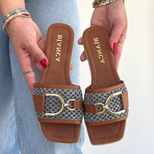 SEPET365 Pıer Taba Cilt Terlik