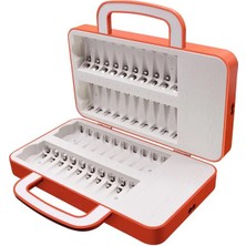 SanalAMCA Store Beston C9032W 40 Adet Kalem Pil + Ince Pil Şarj Edebilir Çantalı Pil Şarj Cihazı