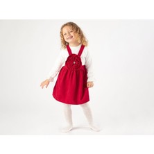 MİNİM Büyük Gül Motifli Kız Çocuk Jile - Özel Gün - Doğum Günü - Bayramlık