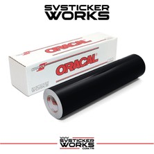 Siyah Renk Folyo (Kaplama , Sticker Vb.) Oracal Yüksek Kalite Ürün 1 Metre (100CM x 126CM)