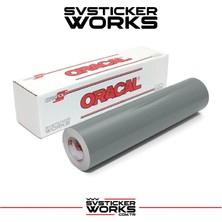 Gri Renk Folyo (Kaplama , Sticker Vb.) Oracal Yüksek Kalite Ürün 1 Metre (100CM x 126CM)