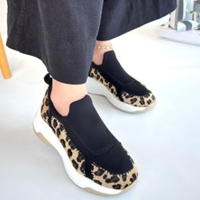 SEPET365 Kendy Leopar Süet Spor Ayakkabı