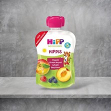 Hipp Organik Orman Meyveli Şeftalili Elma Püresi 100 gr