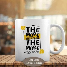 Asilmeydan The More You Learn Yazılı Motivasyon Kupa Bardak Hediyelik-1415