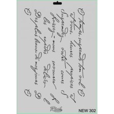 Aesco Rich New Seri N-302 Stencil 35X25 cm