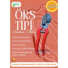 Örs Tipi Budama Makası - Mükemmel Kesim, Uzun Ömürlü Premium Çelik Bahçe Makası