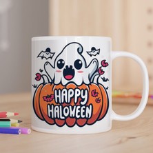 Asilmeydan Cadılar Bayramı Hayaleti Baskılı Hediyelik Kupa Bardak