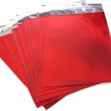 Aybaş Kağıtçılık 30X35 cm 100 Adet Yapışkanlı Metalize Kırmızı Hediye Paketi