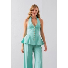 Vuntal Volanlı Yelek Ikili Takım