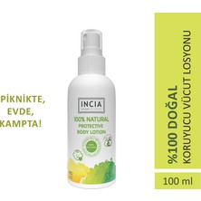 INCIA %100 Doğal Sinek Kovucu Losyon 100 ml Alkol İçermeyen Hassas Ciltler için Koruma