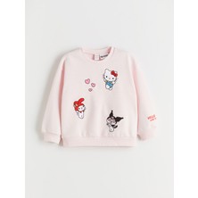 Lc Waikiki Yeni Sezon Hello Kitty Lisanslı Kız Çocuk Kalın Sweatshirt