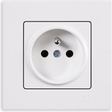 Günsan Eqona Fildişi Ups Priz (Çerçevesizdir)