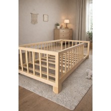 Mk Montessori Ayaklı-Ayaksız Kullanılabilir Montessori Çocuk Karyolası