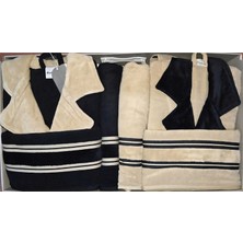 Özdilek Semplıce Siyah-Bej Aile Seti