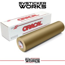 Metalik Gold Altın Renk Folyo (Kaplama , Sticker Vb.) Oracal Yüksek Kalite Ürün 1 Metre (100CM x 126CM)
