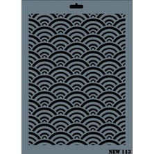 Aesco Rich New Seri N-113 Stencil 35X25 cm
